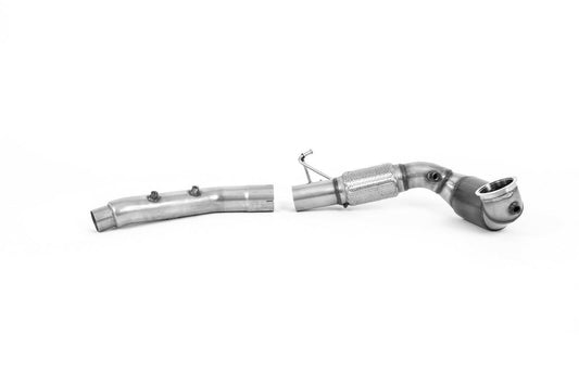 Milltek Sport - Octavia vRS 2.0 TSI 245PS (MQB EVO Mk4) Hatch & Estate (OPF/GPF Models Only) Downpipe Sports Cat & GPF Bypass SS