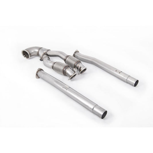 Milltek Exhaust - Audi RS3 Saloon / Sedan 400PS (8V MQB) - Non-OPF/GPF Models Large-bore Downpipe and De-cat SSXAU888