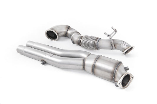 Milltek Sport - Audi TT Mk3 TTRS 2.5TFSI Quattro (OPF/GPF Models) Large Bore Downpipe and Hi-Flow Sports Cat with GPF Bypass SSX