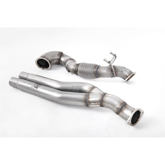 Milltek Sport - Audi RS3 Saloon / Sedan 400PS (8V MQB) Large-bore Downpipe and De-cat (Non-OPF/GPF Models) SSXAU727