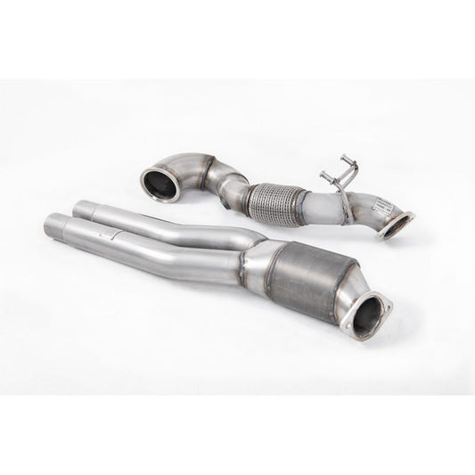 Milltek Sport - Audi TT Mk3 TTRS 2.5TFSI Quattro Large Bore Downpipe and Hi-Flow Sports Cat SSXAU726