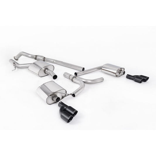 Milltek Exhaust - Audi A4 2.0 TFSI S line B8 (2WD and quattro Tiptronic-only) Saloon & Avant Cat-back Exhaust SSXAU665