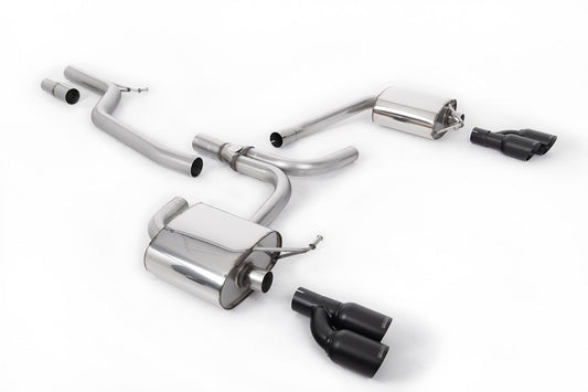 Milltek Exhaust - Audi A4 2.0 TDI B8 140PS / 177PS 2WD SALOON AND AVANT (S LINE MODELS ONLY) Cat-back Exhaust SSXAU664