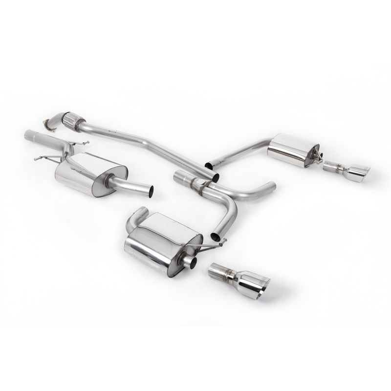 Milltek Exhaust - Audi A5 SPORTBACK 2.0 TFSI 2WD AND QUATTRO MANUAL Cat-back Exhaust SSXAU318