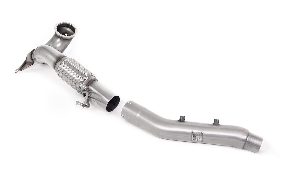 Milltek Exhaust - Volkswagen Golf Mk8 GTi (245ps OPF/GPF Equipped Models Only) Largebore Downpipe and Decat Inc GPF Bypass SSXVW