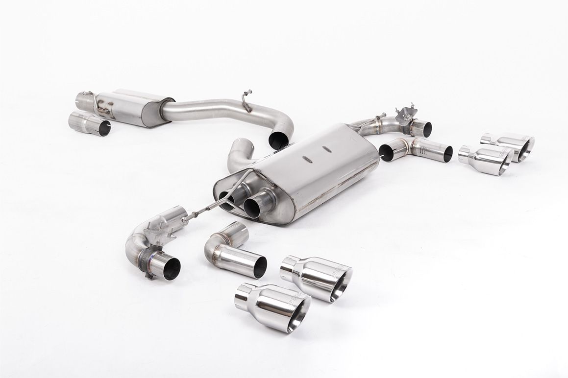 Milltek Exhaust - Volkswagen Golf Mk7.5 R 2.0 TSI 300PS (GPF Equipped Models Only) GPF back Exhaust RACE System SSXVW656