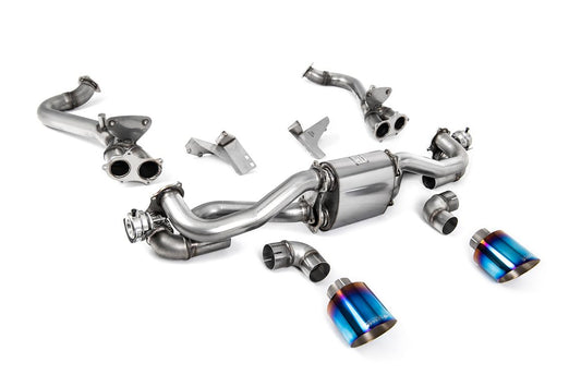 Milltek Exhaust - Porsche Cayman 718 GT4 4.0 (OPF/GPF Equipped Cars Only) Feb 2020 on Cat Back Exhaust Inc GPF Bypass SSXPO165