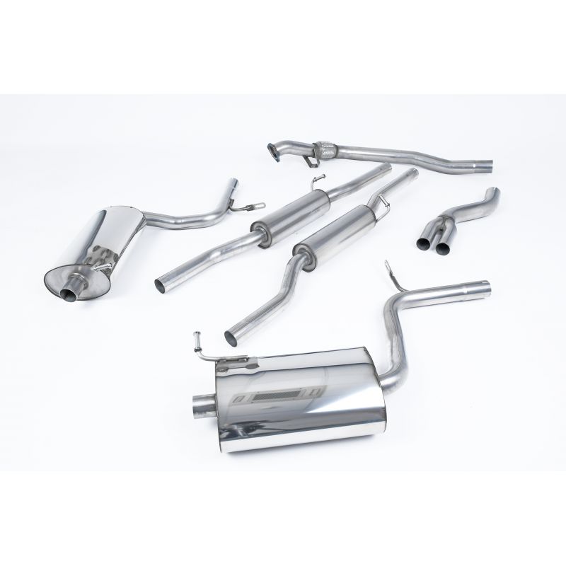 Milltek Exhaust - Audi A4 1.8T B6 QUATTRO SALOON - AVANT 163BHP (5 SPEED) Cat-back Exhaust SSXAU033