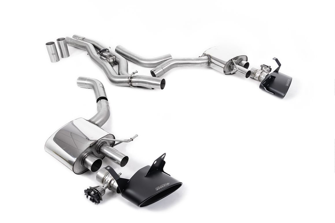 Milltek Sport - Audi RS7 C8 4.0 V8 bi-turbo (OPF/GPF Models) Front Pipe-back Exhaust System (Twin 80mm) SSXAU863