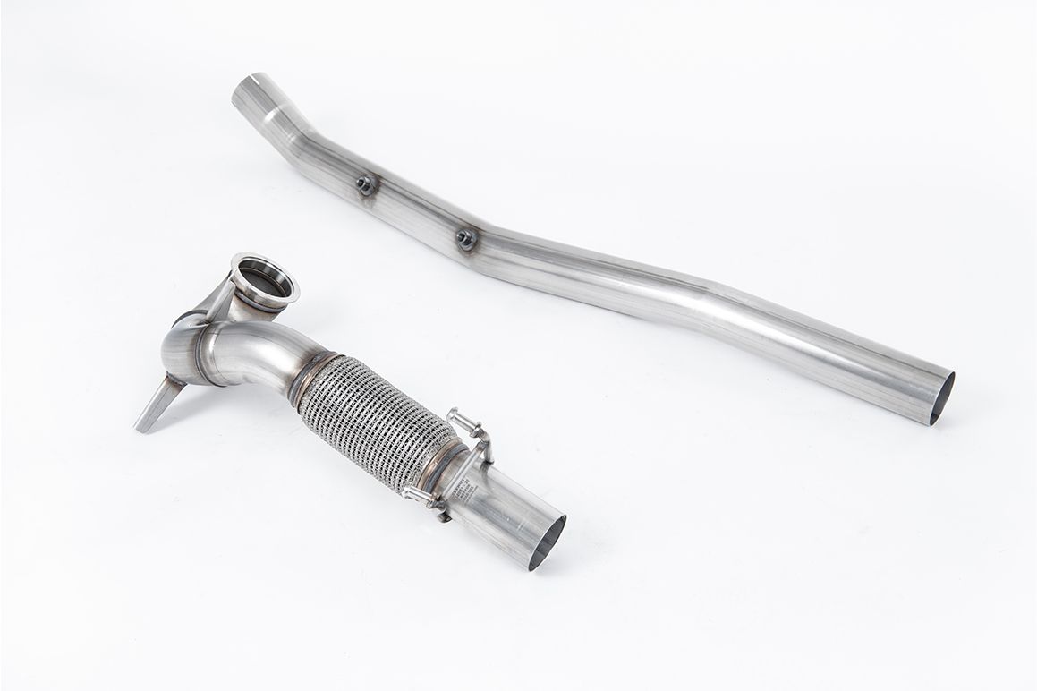 Milltek Exhaust - Volkswagen T-Roc R 2.0TSI 300ps (with OPF/GPF) Large-bore Downpipe and De-cat Exhaust SSXVW511