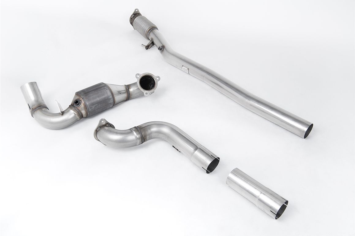 Milltek Sport - Mercedes A-Class A35 AMG 2.0 Turbo (Saloon/Sedan Only - OPF/GPF Models) Large Bore Downpipe and Hi-Flow Sports