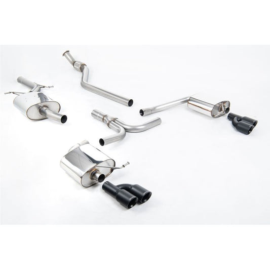 Milltek Exhaust - Audi A4 2.0 TFSI S line B8 (2WD and quattro manual-only) Saloon & Avant Cat-back Exhaust SSXAU661