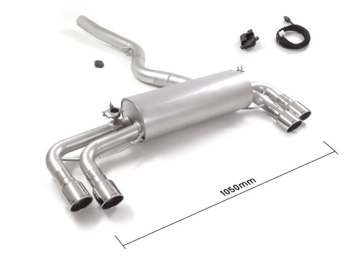 Ragazzon Stainless steel rear silencer left/right BMW G20(Sedan) 330i (190kW) 2019>> (50.0970.58)