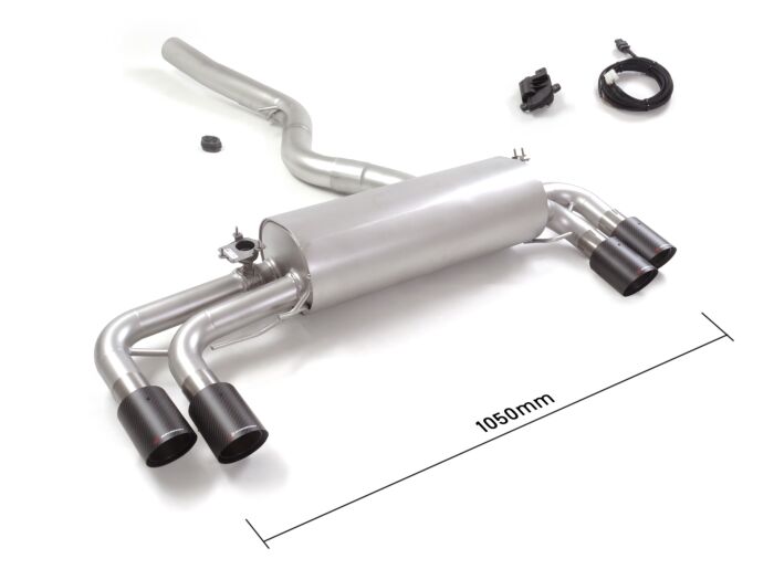 Ragazzon Stainless steel rear silencer left/right BMW G20(Sedan) 330i (190kW) 2019>> (50.0970.78)