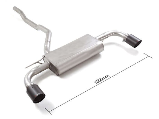 Ragazzon Stainless steel rear silencer left/right BMW 118i (100kW) 11/2020>> (50.1087.74)