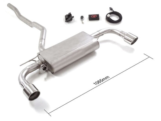 Ragazzon Stainless Steel rear silencer left/right BMW 118i (100kW) 11/2020>> (50.1088.61)