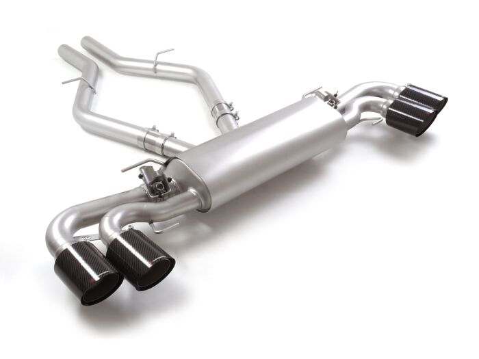 Ragazzon Stainless Steel rear silencer left/right MASERATI Trofeo 3.0 V6 (390kW) 2022>> (50.1093.86)