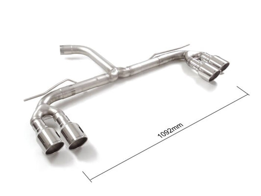 Ragazzon Stainless steel rear tube group N left/right AUDI Sportback 35TFSI (110kW) 2020>> (50.1110.64)