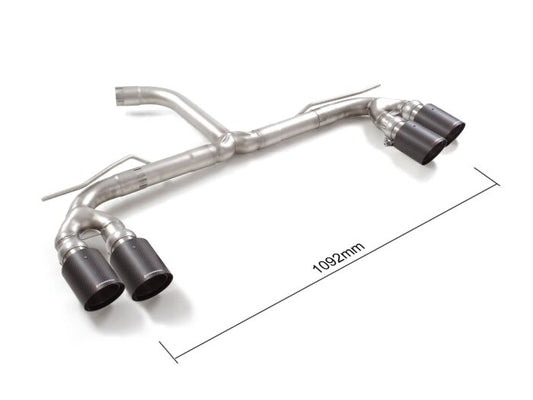 Ragazzon Stainless steel rear tube group N left/right AUDI Sportback 35TFSI (110kW) 2020>> (50.1110.84)