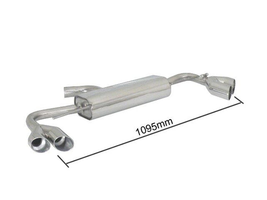 Ragazzon Rear Silencer AUDI TT (typ 8J) - 1.8TFSI (118kW) 2008 - (50.0221.65)