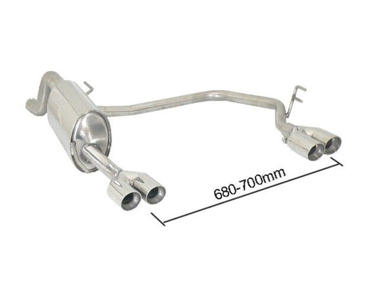 Ragazzon Rear Silencer ALFA ROMEO MiTo - 1.3 JTDm (66kW) 09/2008 - (50.0266.56)