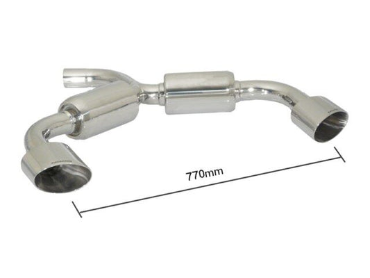 Ragazzon Rear Silencer VW Scirocco - 2.0TDi DPF (103kW) 2008 - (50.0350.12)