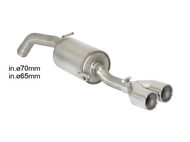 Ragazzon Rear Silencer PEUGEOT RCZ 1.6 Turbo (147kW) 2010>> (50.0443.27)