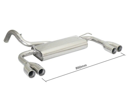 Ragazzon Rear Silencer FIAT 500 (typ312) 2007>> 1.2 (51kW) 2015>> (50.0445.25)