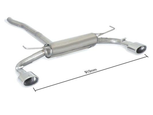 Ragazzon Rear Silencer FIAT 500X (typ334) 2015>> 1.6MJT (88kW) 2015>> (50.0547.10)