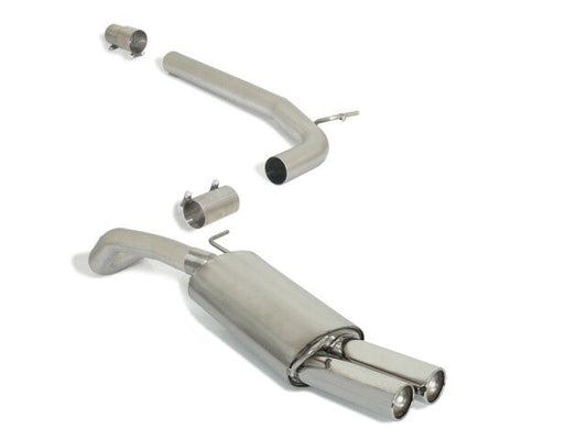 Ragazzon Stainless steel centre pipe group N + rear silencer
VOLKSWAGEN 1.8TSI (141kW) 2014>> (50.0721.26)