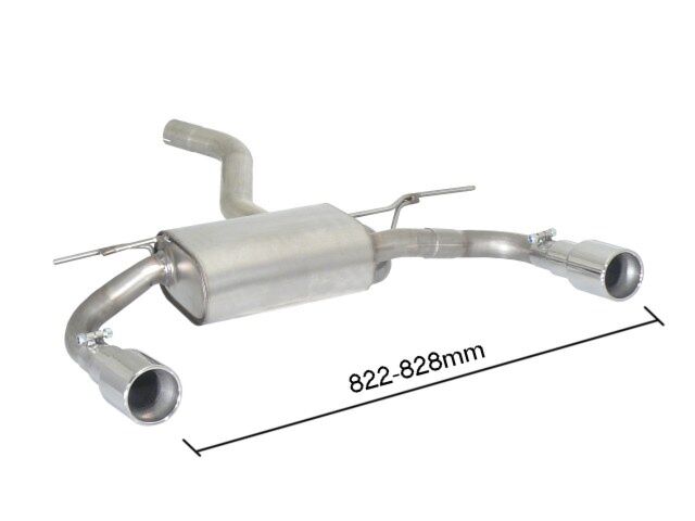 Ragazzon Rear Silencer BMW 3series F30-F31-F35 F31(Touring) 318D - 318D xDrive (110kW - B47) 2015>> (50.0727.05)