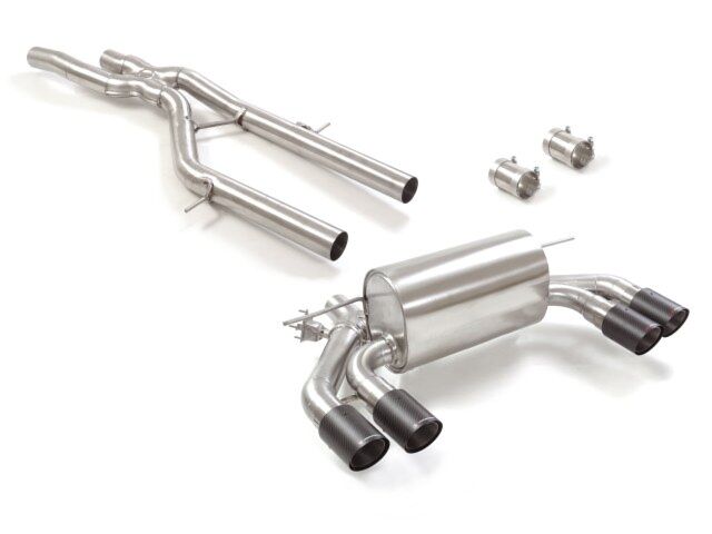 Ragazzon Stainless steel centre pipe + Stainless steel rear silencer left/right BMW F87 Coup¨ Competition 3.0 (302kW) 08/2018>> (50.0925.78)