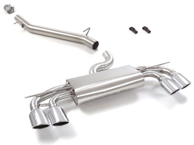 Ragazzon Stainless steel centre pipe group N + rear silencer left/right
AUDI S3 Quattro 2.0TFSI (221kW) 2013>>2016 (50.0957.35)