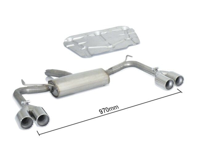 Ragazzon Rear Silencer ALFA ROMEO Giulietta(940) 1.4TB (110kW) Sprint 2014>> (50.0513.26)