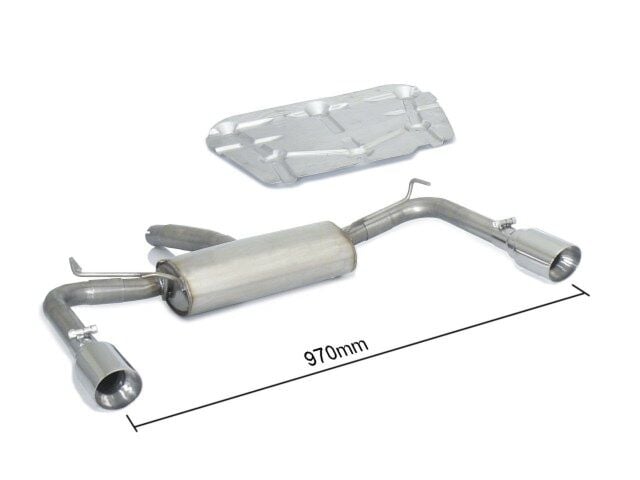 Ragazzon Rear Silencer ALFA ROMEO Giulietta(940) 1.4TB (110kW) Sprint 2014>> (50.0513.60)