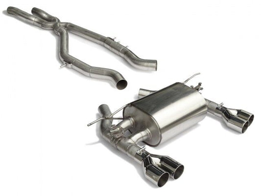 Ragazzon Stainless steel centre pipe + Stainless steel rear silencer left/right BMW F82(Coup¨) 3.0 (317kW) 2014>>2019 (50.0738.52)