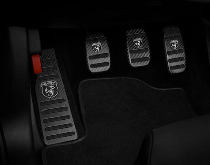 Genuine Abarth Carbon Pedal Set - 500 Abarth Manual - (LHD)