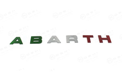 Abarth 595 2016 > Front Letters - Carbon Fibre