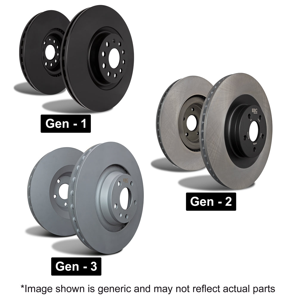 Abarth Grande Punto / Punto Evo EBC Front Brake Discs