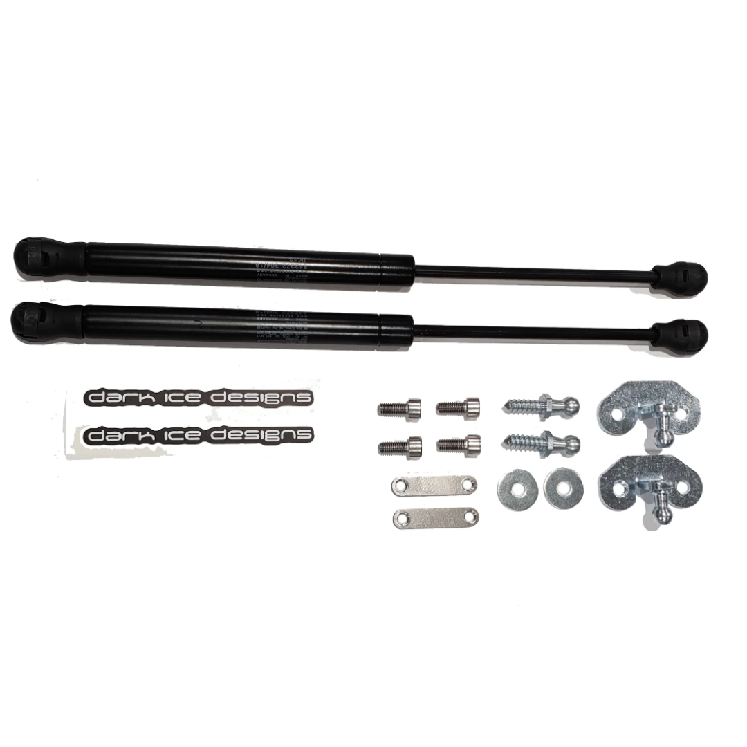 Dark Ice Designs Abarth 500 / 595 / 695 & Fiat 500 Bonnet Gas Strut Kit