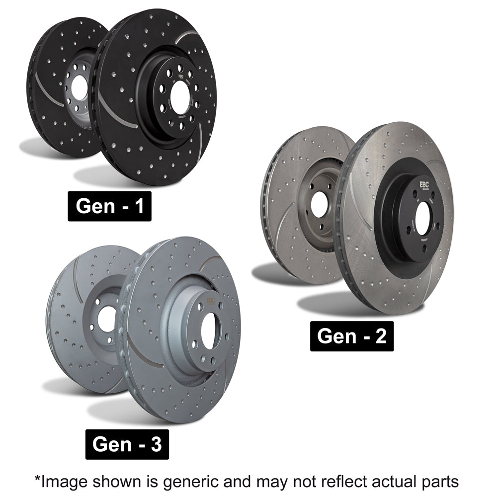 Abarth Grande Punto / Punto Evo EBC Front Brake Discs