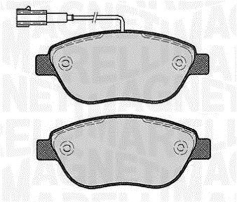 Magneti Marelli Abarth Brake Pads, Front - 500 Abarth