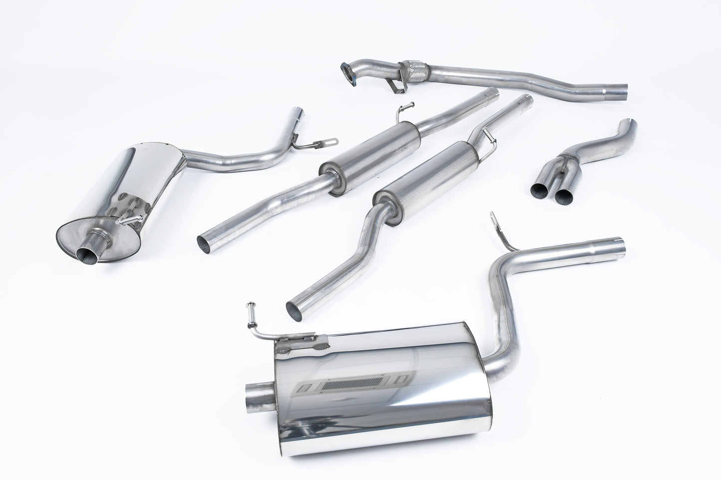 Milltek Exhaust  Audi A4 1.8T B6 QUATTRO SALOON  AVANT 163BHP (5 SPEED) Cat-back Exhaust SSXAU033