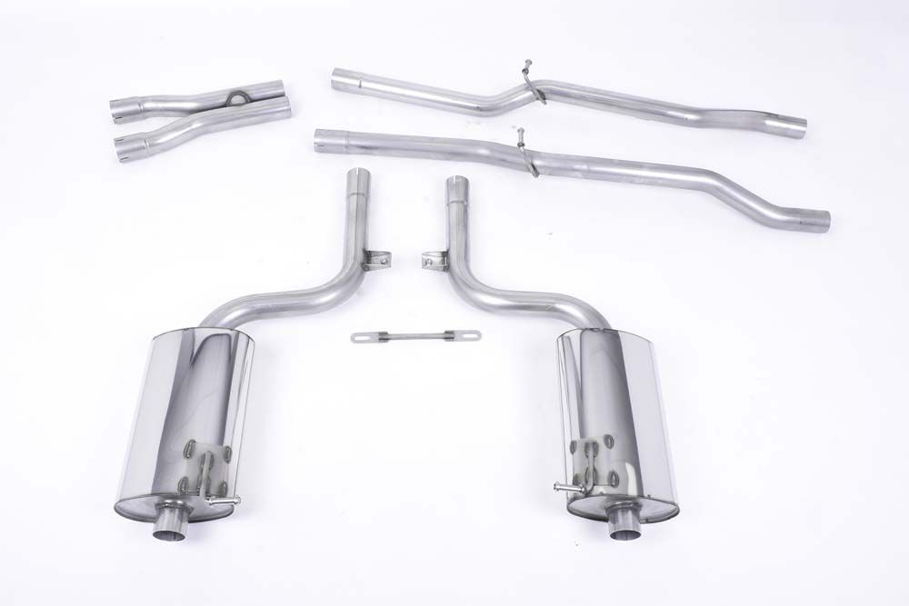 Milltek Exhaust  Audi S4 4.2 V8 quattro B6 Saloon/Sedan‚ Avant‚ & Cabriolet Cat Back Exhaust SSXAU873