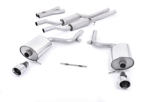 Milltek Exhaust  Audi S4 4.2 V8 quattro B6 Saloon/Sedan‚ Avant‚ & Cabriolet Cat Back Exhaust SSXAU875