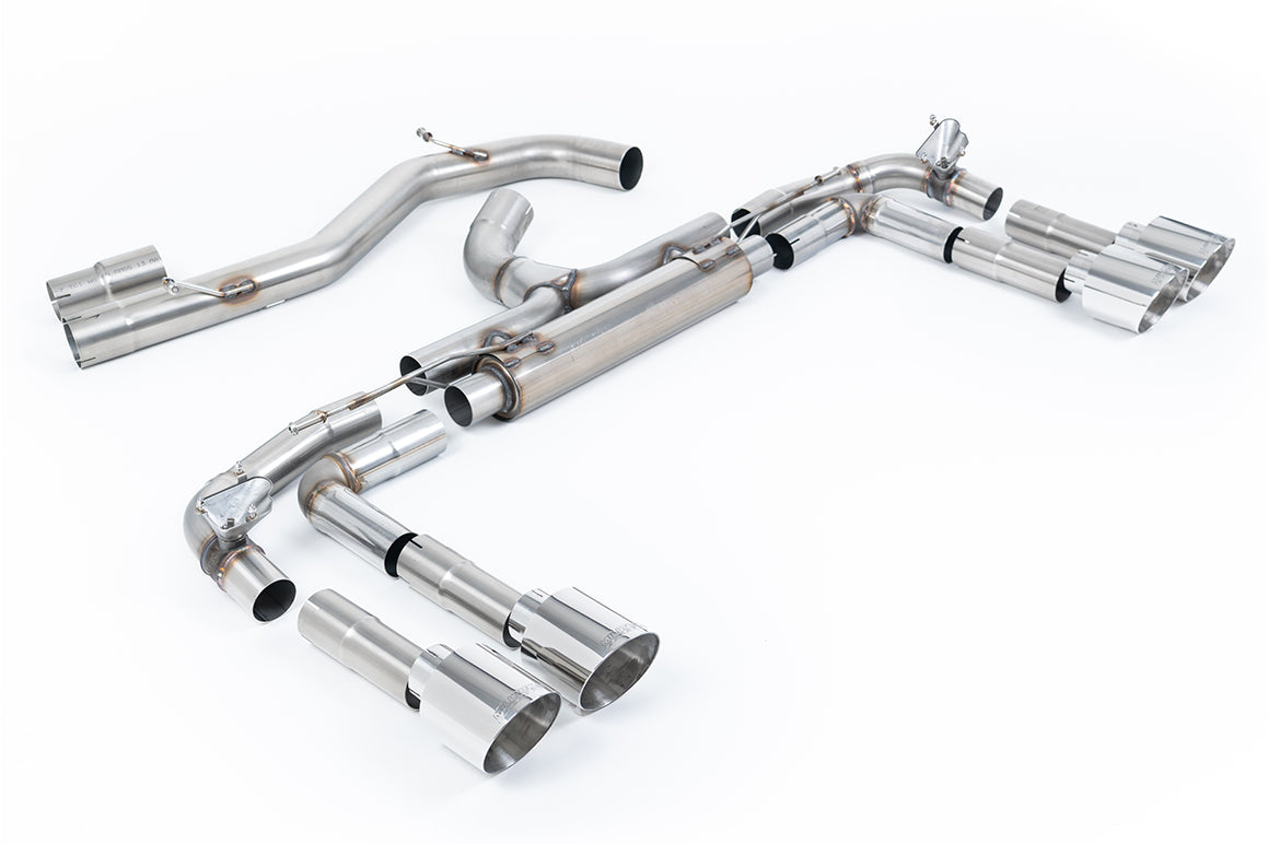 Milltek Exhaust  Audi S3 2.0TFSI Quattro Saloon 310PS 8Y (OPF/GPF Models Only) Particulate Filter-back RACE Exhaust SSXAU1019