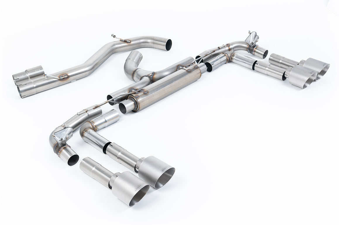 Milltek Exhaust  Audi S3 2.0TFSI Quattro Saloon 310PS 8Y (OPF/GPF Models Only) Particulate Filter-back RACE Exhaust SSXAU1021