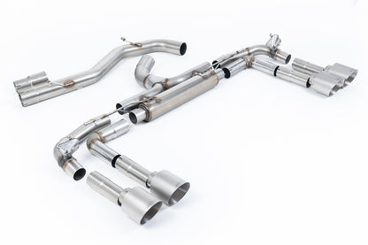 Milltek Exhaust  Audi S3 2.0TFSI Quattro Saloon 310PS 8Y (OPF/GPF Models Only) Particulate Filter-back RACE Exhaust SSXAU1021