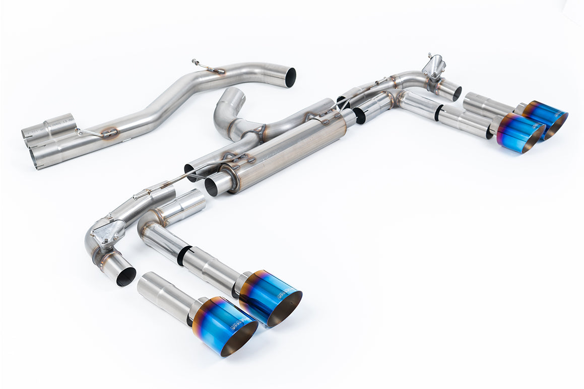 Milltek Exhaust  Audi S3 2.0TFSI Quattro Saloon 310PS 8Y (OPF/GPF Models Only) Particulate Filter-back RACE Exhaust SSXAU1022