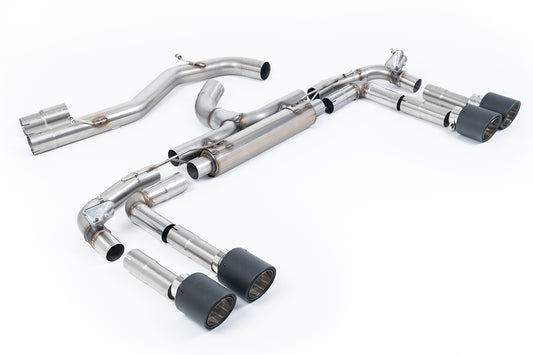 Milltek Exhaust  Audi S3 2.0TFSI Quattro Saloon 310PS 8Y (OPF/GPF Models Only) Particulate Filter-back RACE Exhaust SSXAU1023